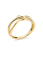Love Knot Ring in Gold Plated Sterling Silver