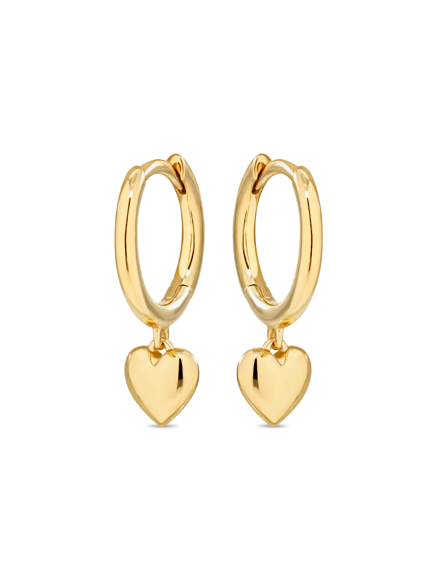 Sweet Heart Hoop Earrings