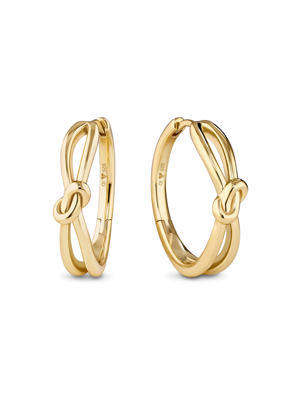 Love Knot Hoop Earrings