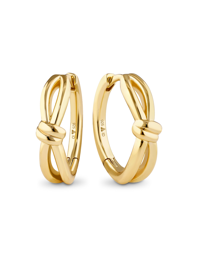 Love Knot Hoop Earrings– DEVATA