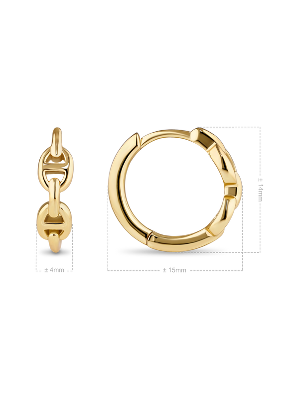 Mariner Hoop Earrings