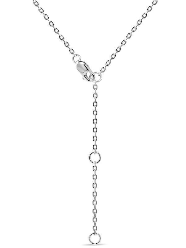 Contour-lined Heart Necklace