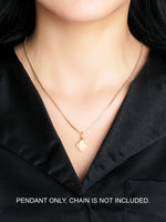 Clover Charm Pendant in 14K Solid Gold