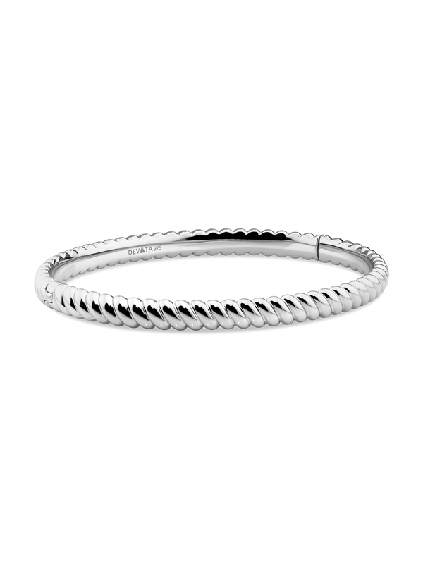 Twisted Rope Bangle Bracelet
