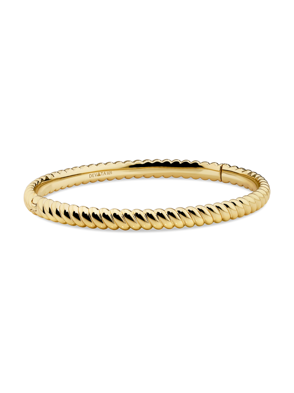 Twisted Rope Bangle Bracelet