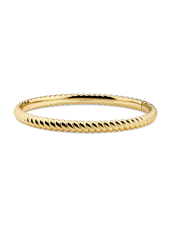 Twisted Rope Bangle Bracelet