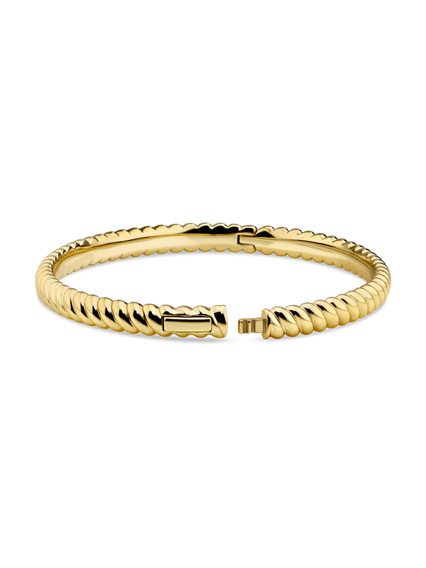 Twisted Rope Bangle Bracelet