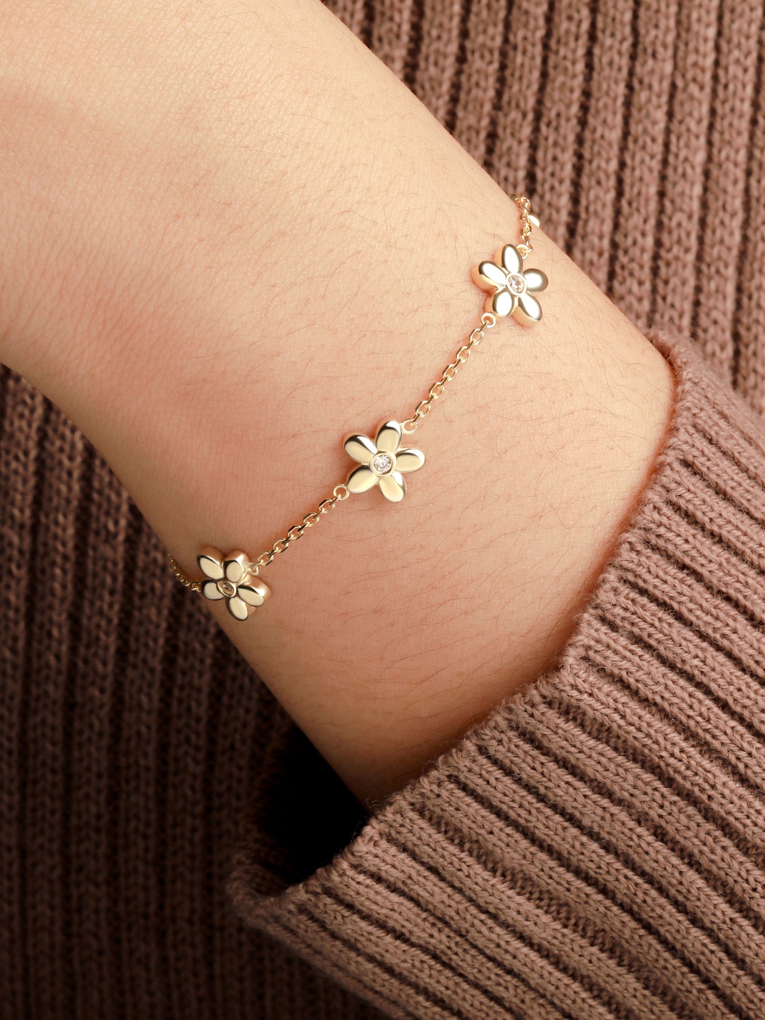 Flower Chain Bracelet