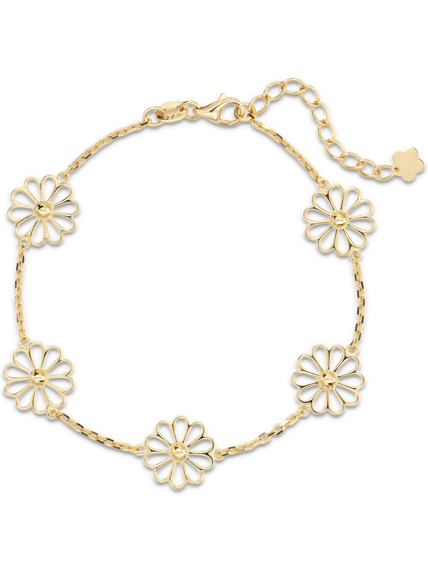 Daisy Flower Chain Bracelet
