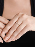 14K Gold Trio Lab Grown Diamond Ring