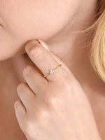 14K Gold Cluster Lab Grown Diamond Ring