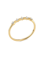 14K Gold Station Lab Grown Diamond Ring