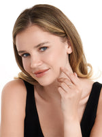 14K Gold Tiara Lab Grown Diamond Ring