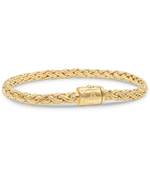 DEVATA Bali Paddy Chain Bracelet Gold Plated Sterling Silver