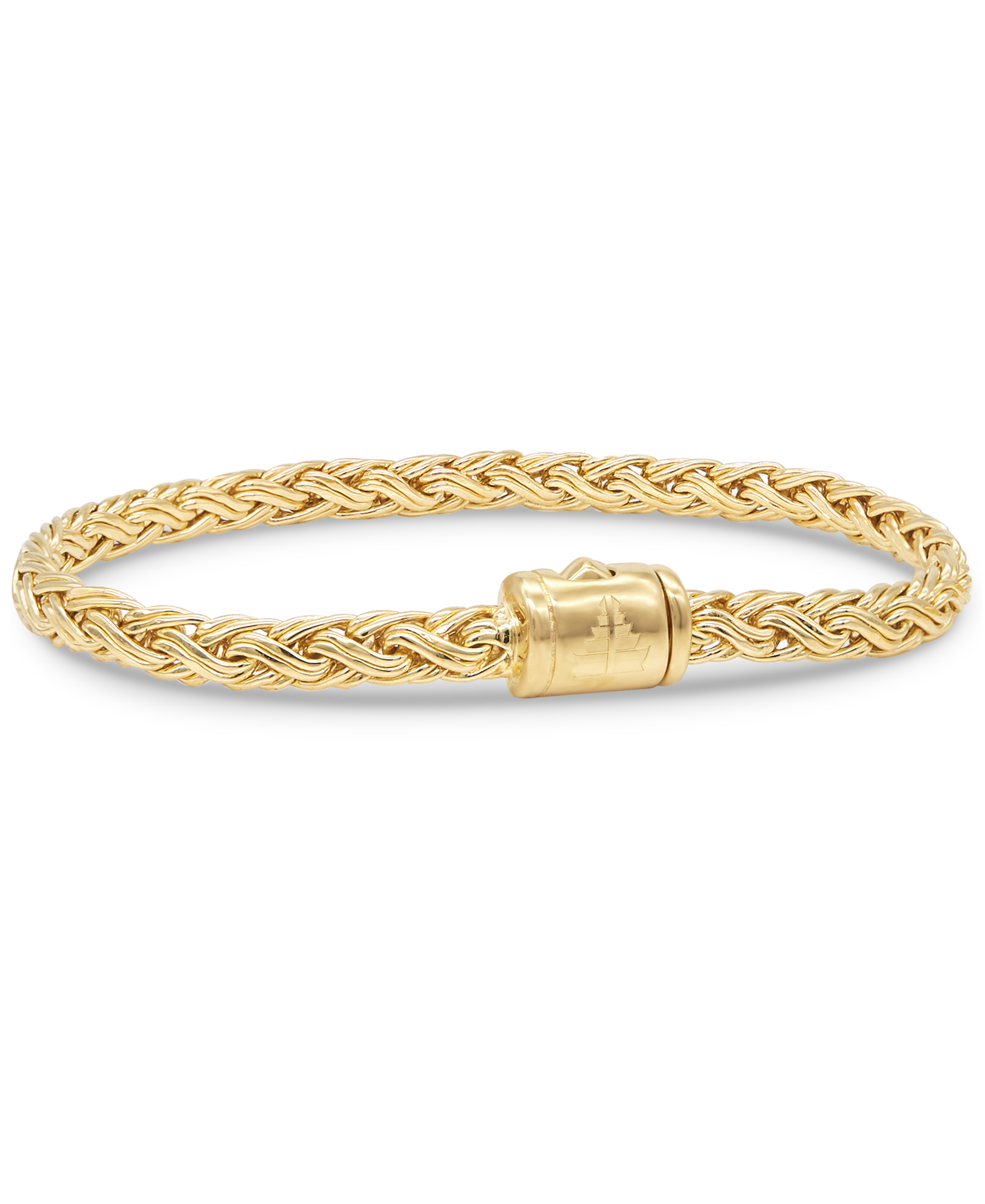 DEVATA Bali Paddy Chain Bracelet Gold Plated Sterling Silver