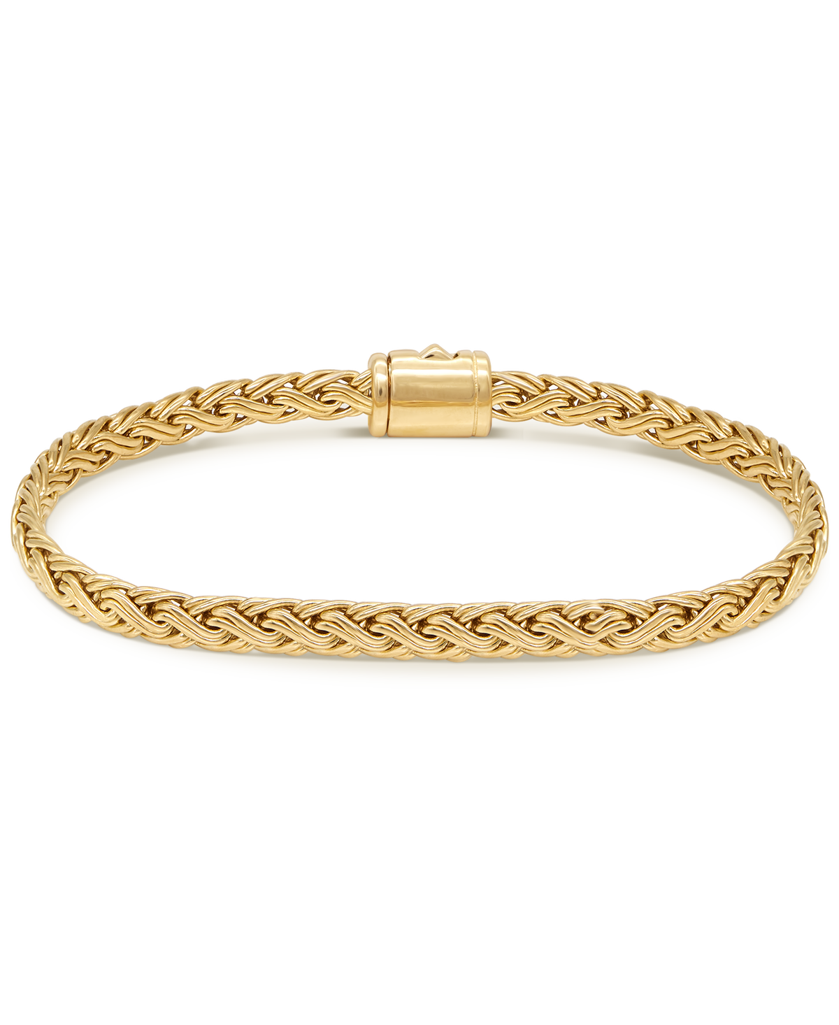 DEVATA Bali Paddy Chain Bracelet Gold Plated Sterling Silver