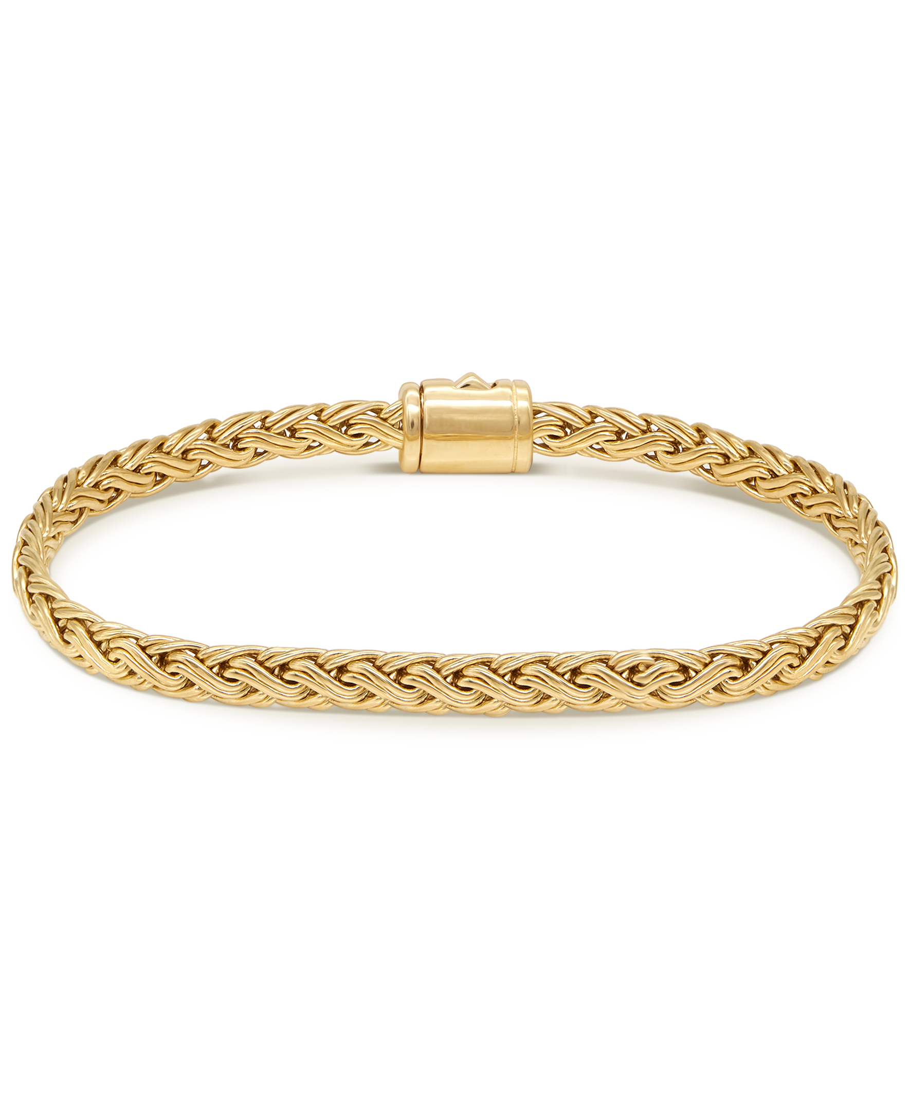 DEVATA Bali Paddy Chain Bracelet Gold Plated Sterling Silver