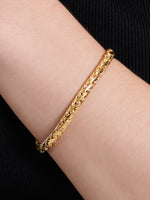 DEVATA Bali Paddy Chain Bracelet Gold Plated Sterling Silver