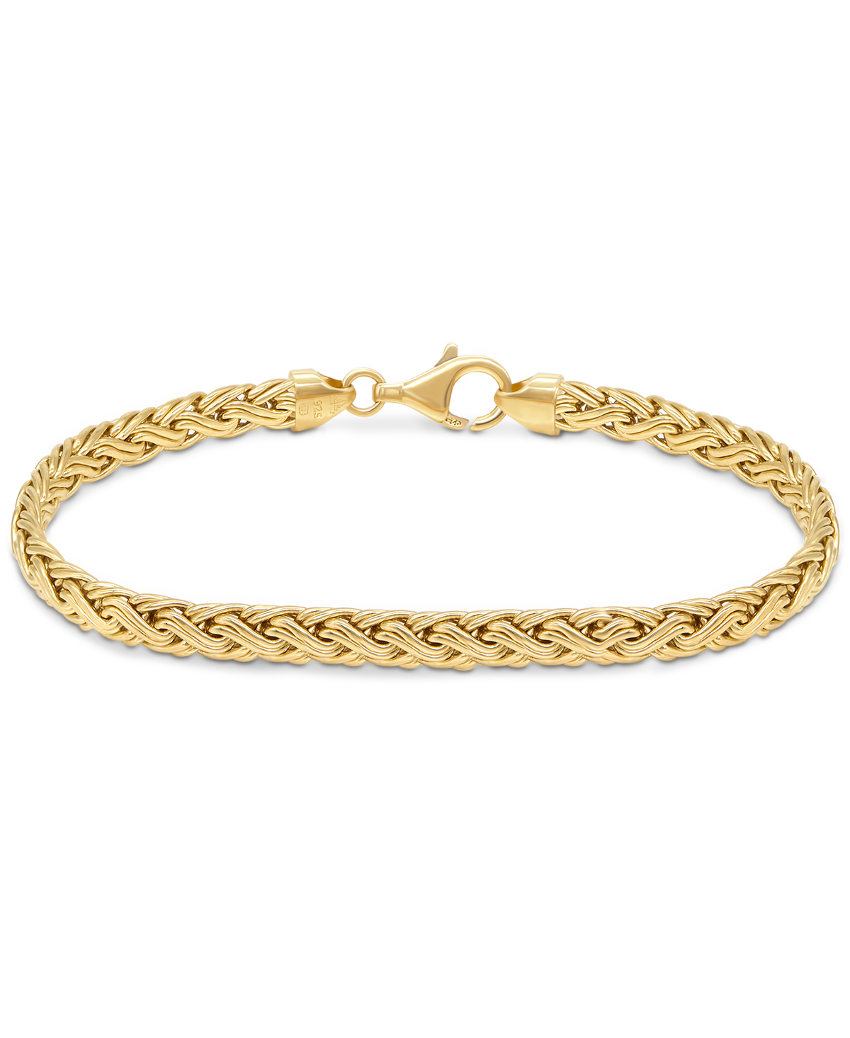 DEVATA Bali Paddy Chain Bracelet Gold Plated Sterling Silver