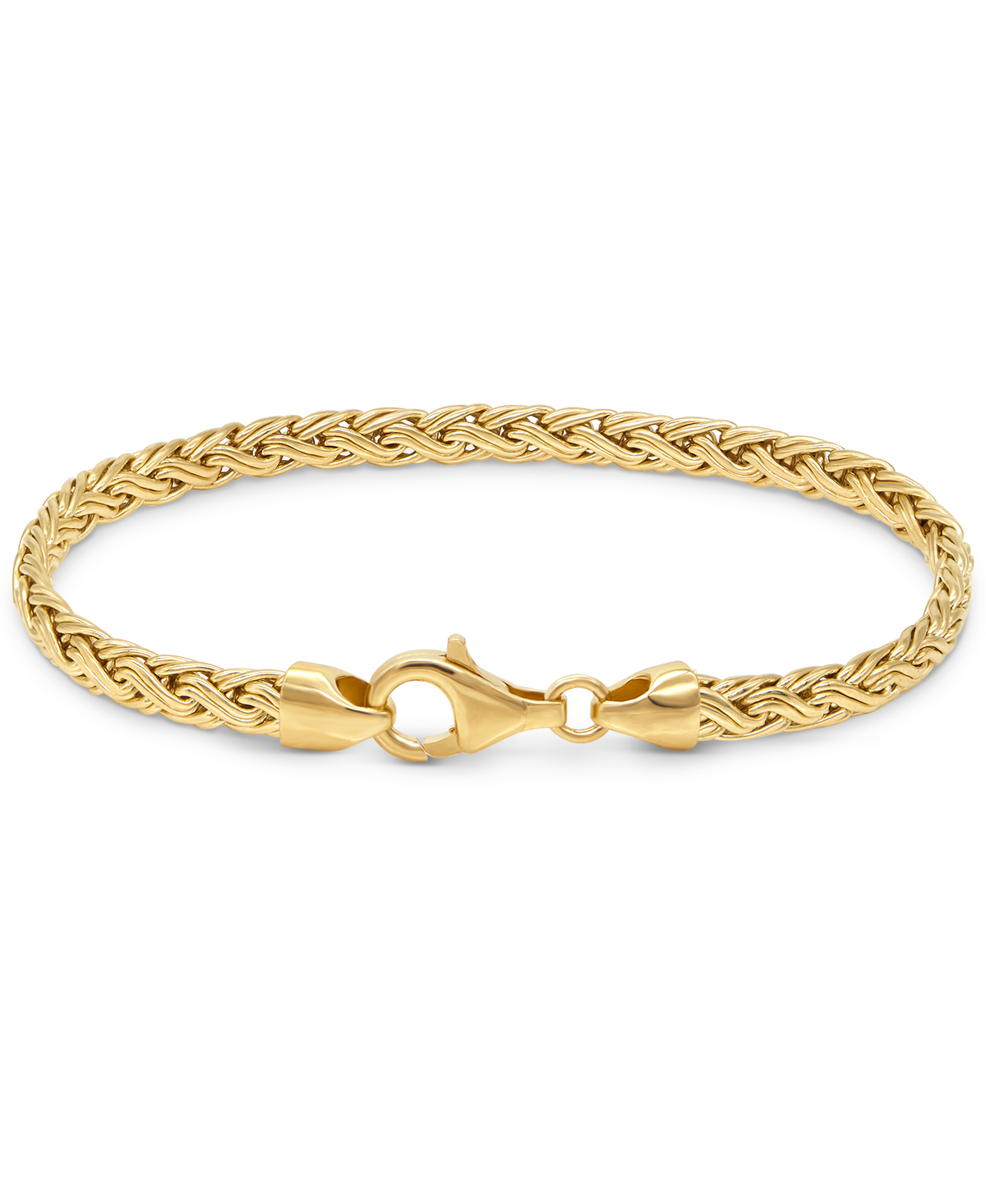 DEVATA Bali Paddy Chain Bracelet Gold Plated Sterling Silver