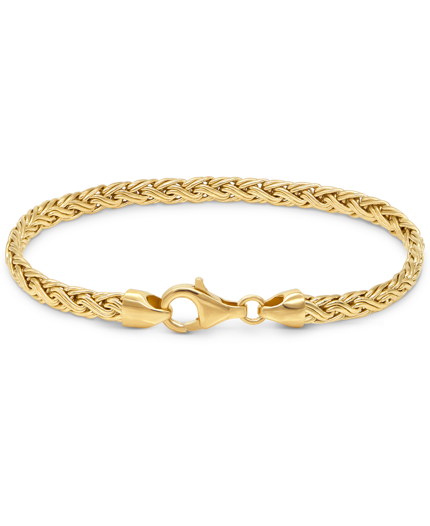 DEVATA Bali Paddy Chain Bracelet Gold Plated Sterling Silver