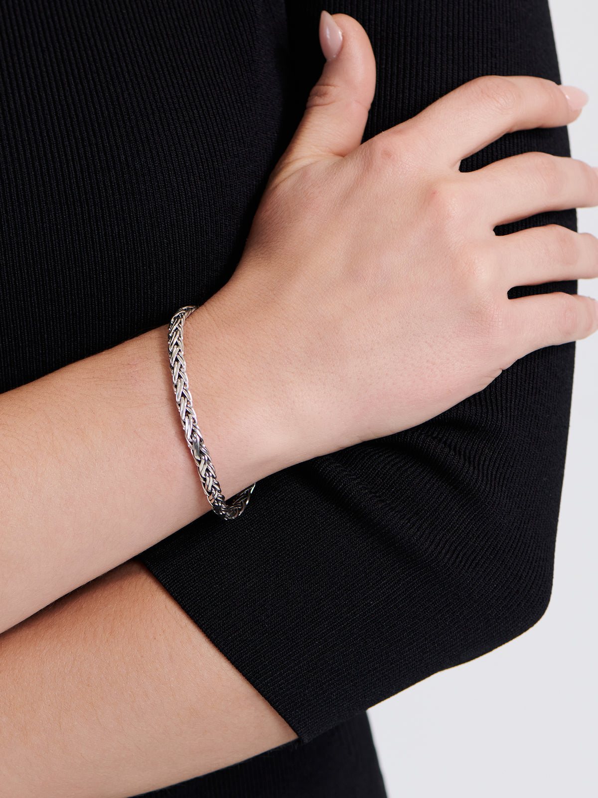 DEVATA Bali Paddy Chain Bracelet Sterling Silver