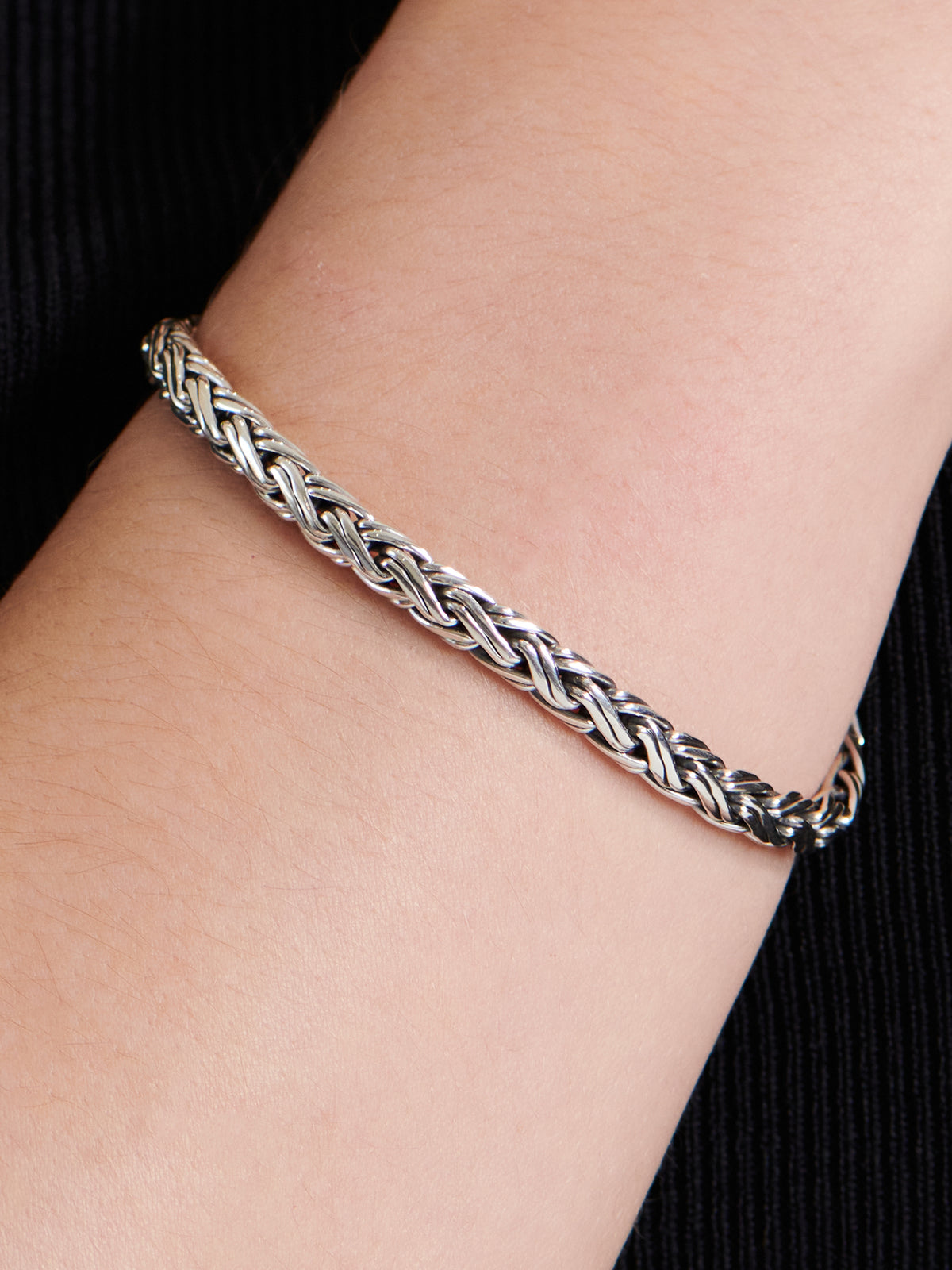 DEVATA Bali Paddy Chain Bracelet Sterling Silver