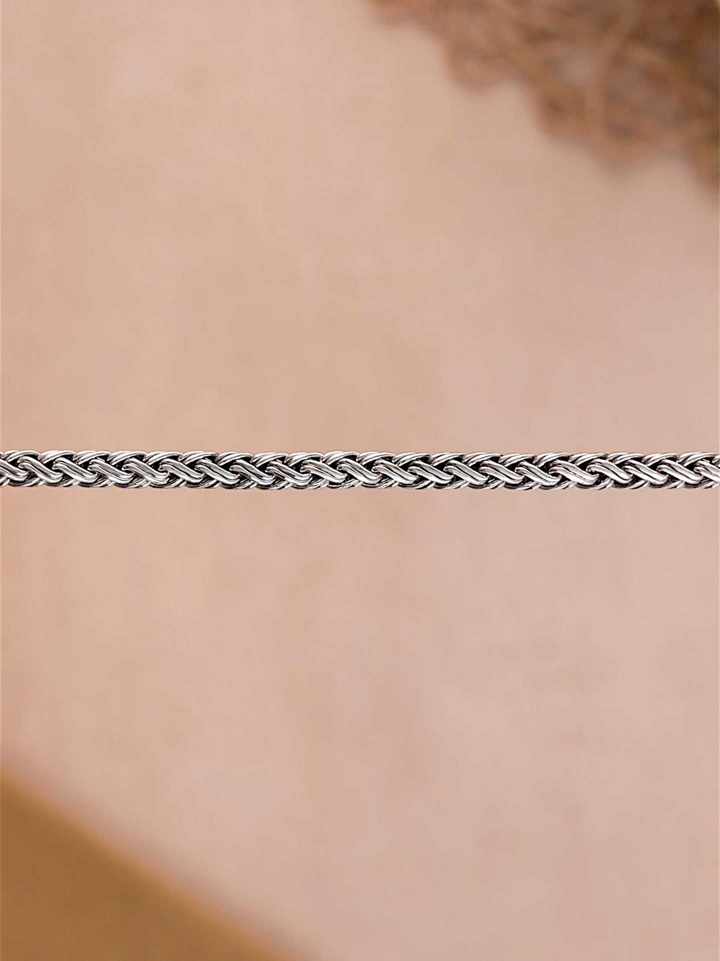 DEVATA Bali Paddy Chain Bracelet Sterling Silver