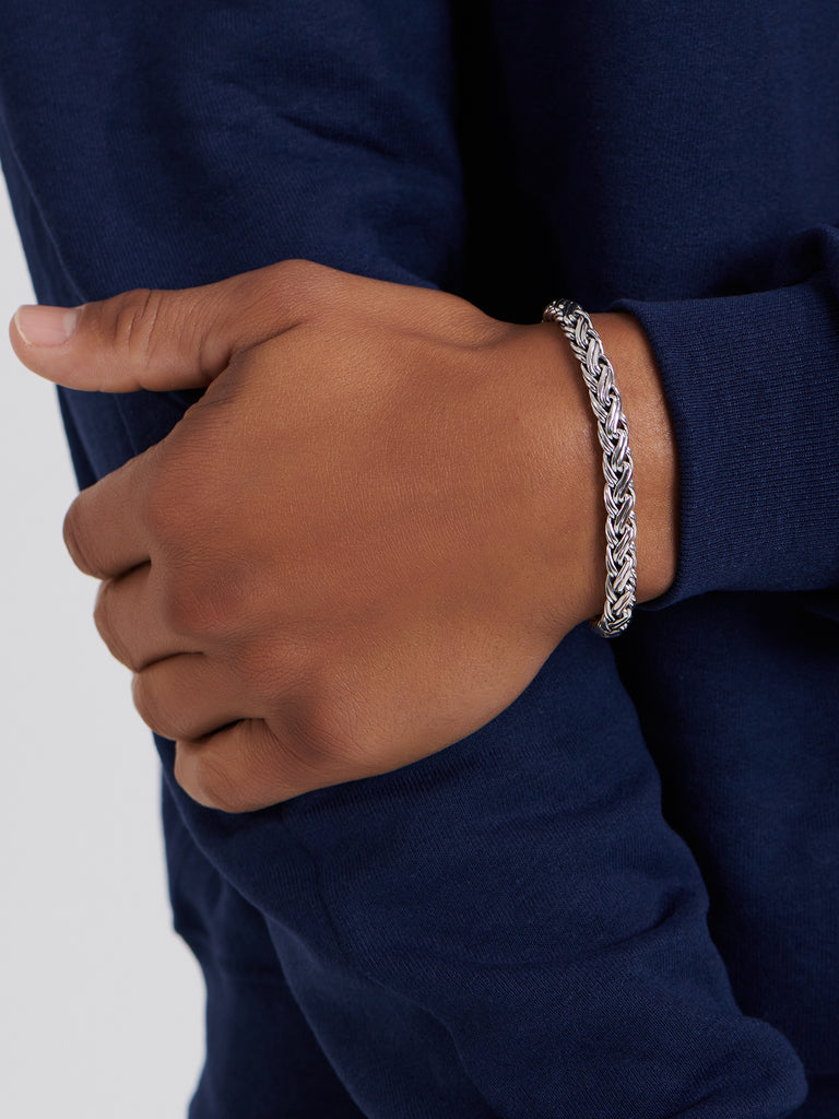 DEVATA Bali Paddy Chain Bracelet Sterling Silver