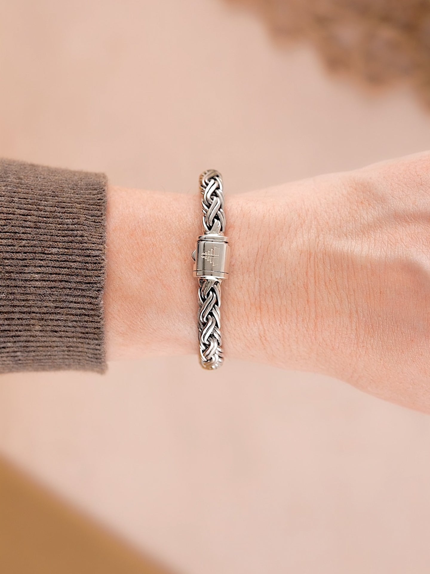 DEVATA Bali Paddy Chain Bracelet Sterling Silver