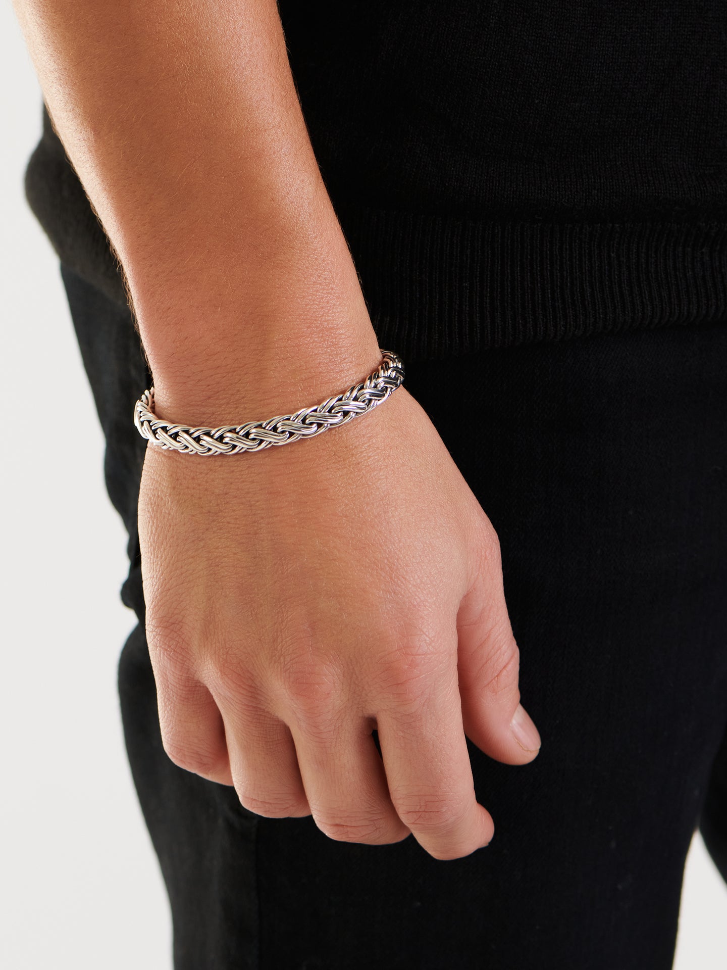 DEVATA Bali Paddy Chain Bracelet Sterling Silver