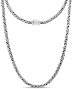 DEVATA Bali Paddy Chain Necklace Sterling Silver