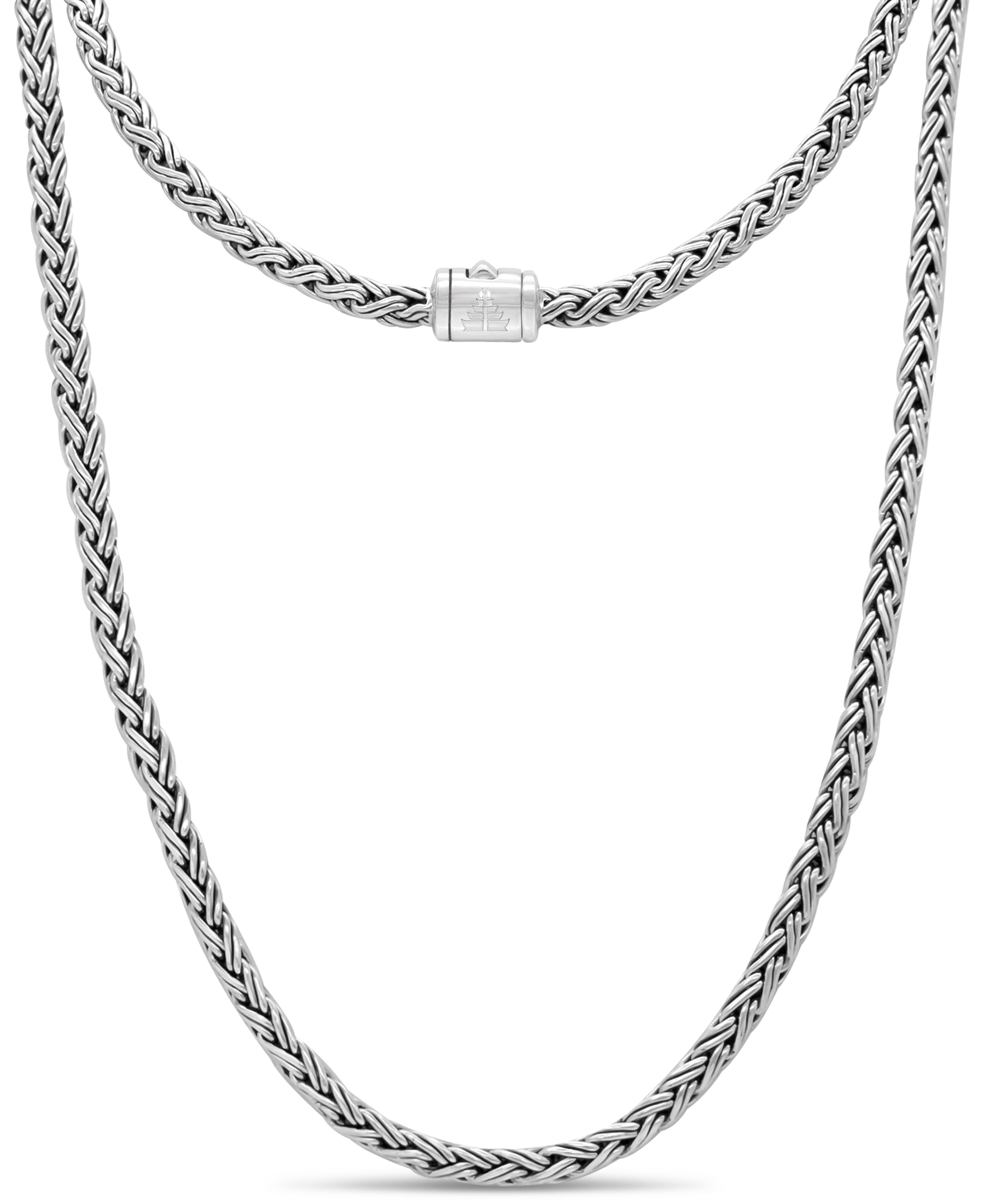 DEVATA Bali Paddy Chain Necklace Sterling Silver