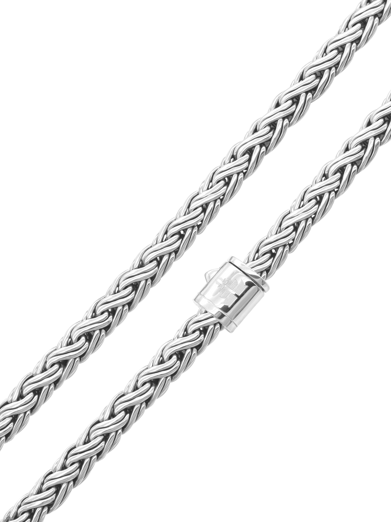 925 Sterling Silver Rope Chain Necklace 3mm 4mm 5mm 12mm Lobster