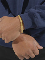 DEVATA Bali Paddy Chain Bracelet Gold Plated Sterling Silver