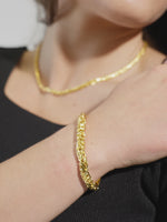 DEVATA Bali Borobudur Chain Bracelet Gold Plated Sterling Silver