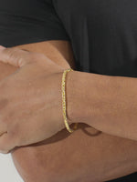 DEVATA Bali Borobudur Chain Bracelet Gold Plated Sterling Silver