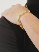 DEVATA Bali Borobudur Chain Bracelet Gold Plated Sterling Silver