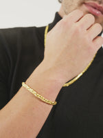 DEVATA Bali Borobudur Chain Bracelet Gold Plated Sterling Silver