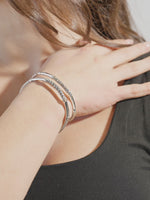 DEVATA Bali Gold Accent Sterling Silver Bangle Bracelet