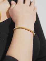 DEVATA Bali Foxtail Chain Bracelet Gold Plated Sterling Silver