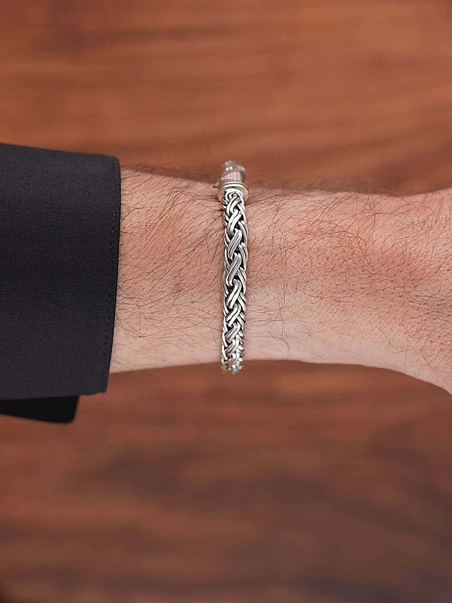 DEVATA Bali Paddy Chain Bracelet Sterling Silver