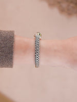 DEVATA Bali Dragon Bone Chain Bracelet Sterling Silver