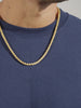 DEVATA Bali Paddy Chain Necklace Gold Plated Sterling Silver