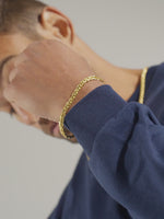 DEVATA Bali Paddy Chain Bracelet Gold Plated Sterling Silver