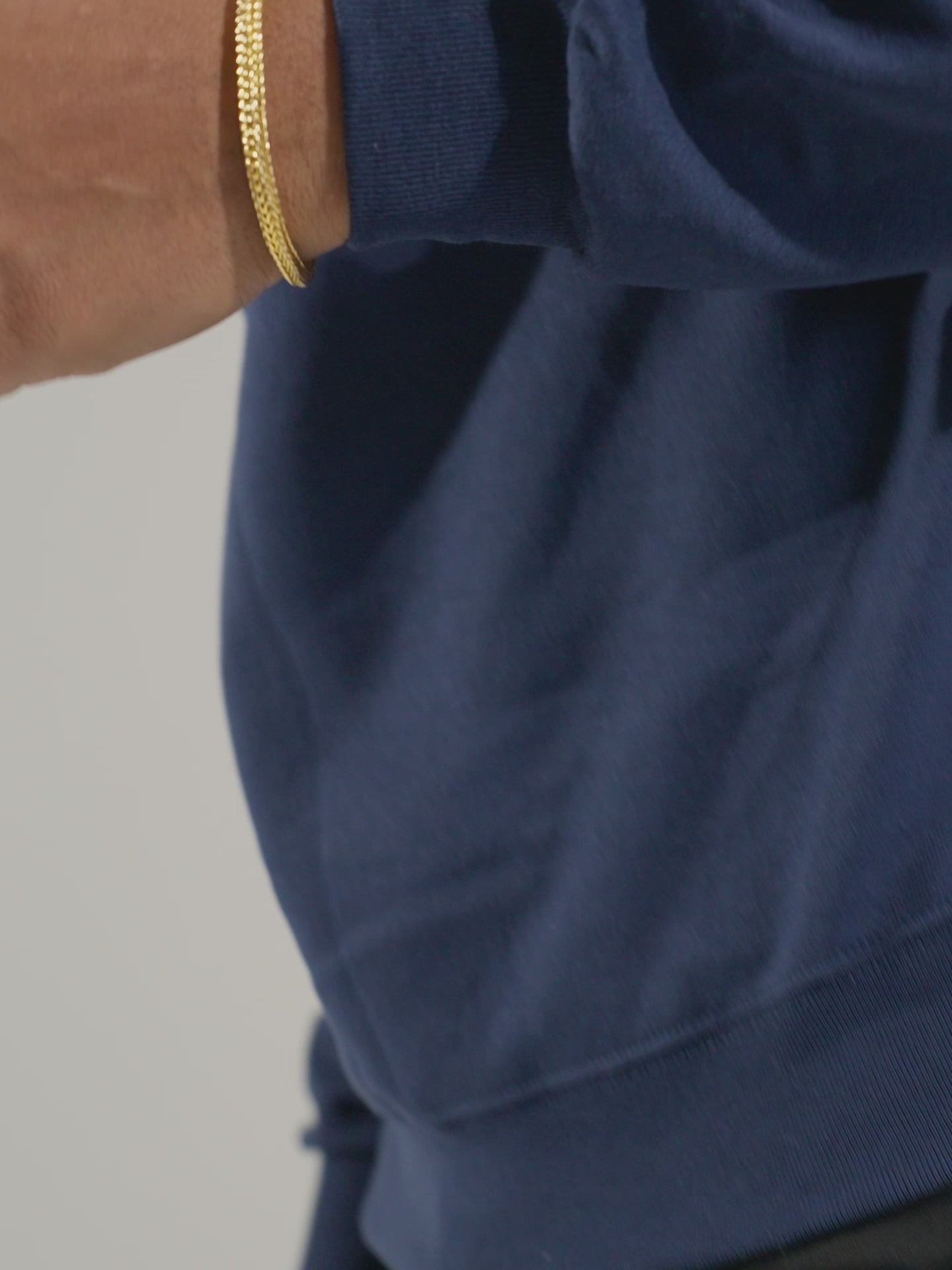 DEVATA Bali Foxtail Chain Bracelet Gold Plated Sterling Silver