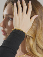 DEVATA Bali Borobudur Chain Bracelet Gold Plated Sterling Silver