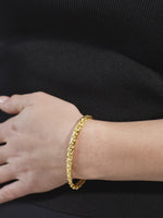 DEVATA Bali Paddy Chain Bracelet Gold Plated Sterling Silver