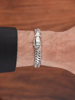 DEVATA Bali Snake Chain Bracelet Sterling Silver