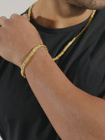 DEVATA Bali Borobudur Chain Bracelet Gold Plated Sterling Silver